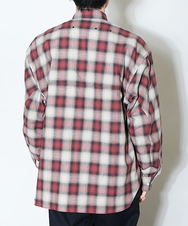 SUNNY ELEMENT(サニーエレメント) Canyon Shirt/Cotton Linen Check 