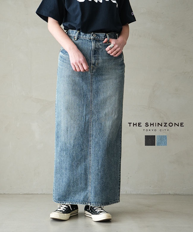 sacai Reyn Spooner コラボ タイトスカート 刺繍【サイズ1】 sacai（サカイ）ロング・マキシ丈スカート 紺 サイズ:1(S位
