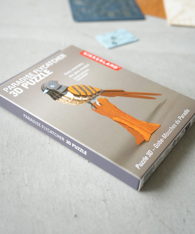 ちかさんページ　パズル KIKKERLAND(キッカーランド) PARADISE FLYCATCHER 3D PUZZLE