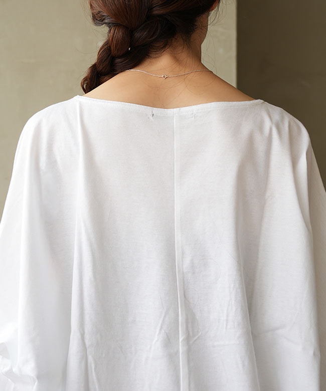 SALE 30%OFF】mizuiro ind(ミズイロインド) boat neck cocoon P/O