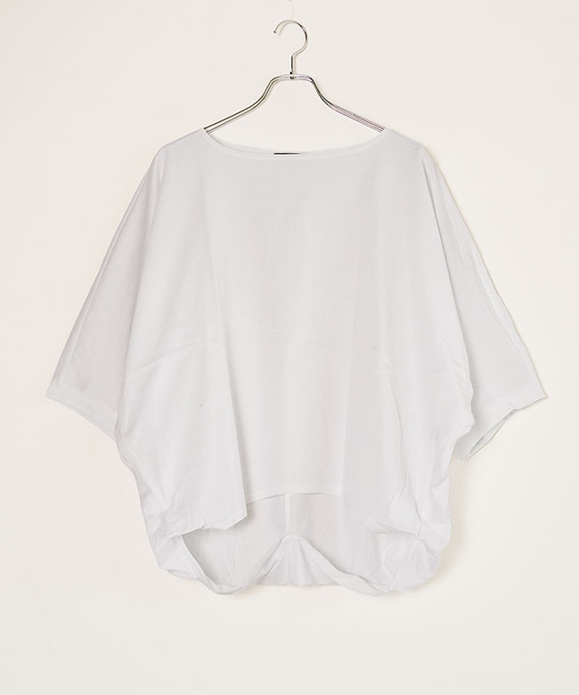 SALE 30%OFF】mizuiro ind(ミズイロインド) boat neck cocoon P/O 