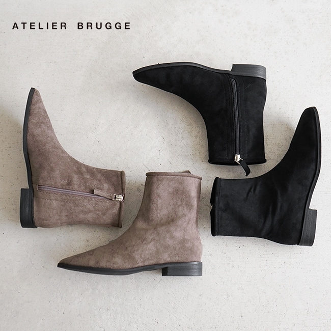 50%OFF】[21ISM-70]atelier brugge(アトリエブルージュ)スクエアトゥ