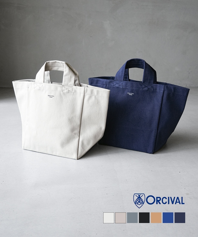 OR-H0330HBT]ORCIVAL(オーシバル/オーチバル) ツイルトートバッグ