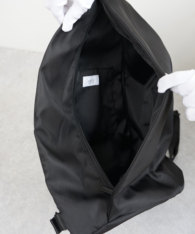 emmiエミ eco 撥水 2way ボディバックパック ブラック eco撥水2wayボディバックパック（バックパック/リュック