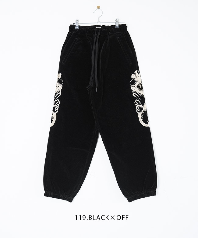 GL42469]gold(ゴールド) VELVETEEN SUKA TRACK PANTS ベルベティーン