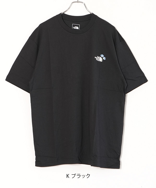 早い者勝ち!!! THE NORTH FACE ◆ S/S フラワーロゴティー THE NORTH FACE S/S FD Flower Logo Tee オフホワイト（ザ