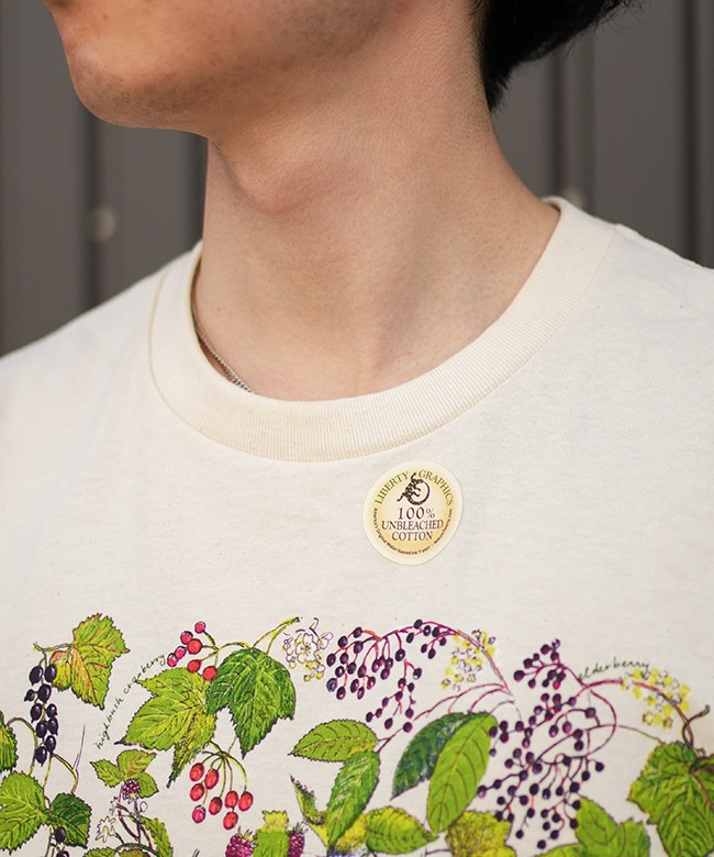 GRANCY】グラフィックデザインリバーシブルTシャツ ブラウン S