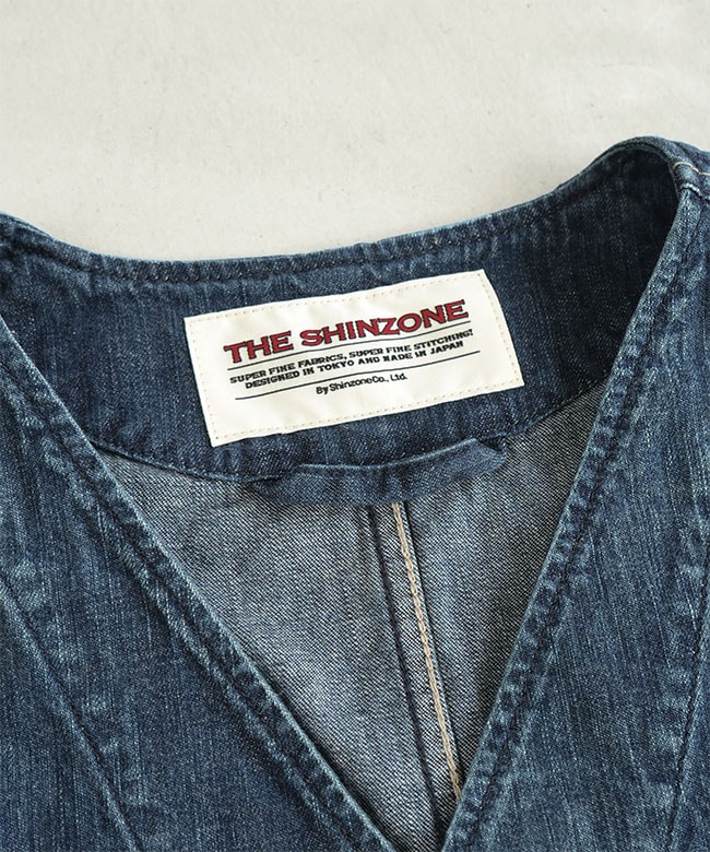 25AMSJK01]THE SHINZONE(ザ シンゾーン) NO COLLAR COVERALL ノー