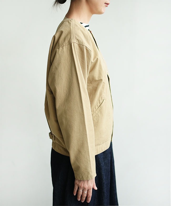 24JK117A]FURALI(フラリ)ツイルカーデジャケット 羽織り