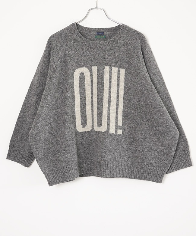 250467]ICHI(イチ) シェットランドウールワイドプルオーバー