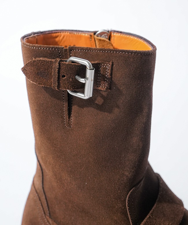 NN-F4703]nonnative(ノンネイティブ)BIKER ZIP UP BOOTS COW LEATHER