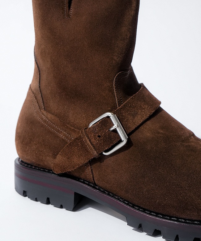 NN-F4703]nonnative(ノンネイティブ)BIKER ZIP UP BOOTS COW LEATHER