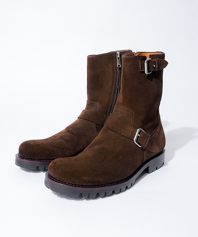 NN-F4703]nonnative(ノンネイティブ)BIKER ZIP UP BOOTS COW LEATHER