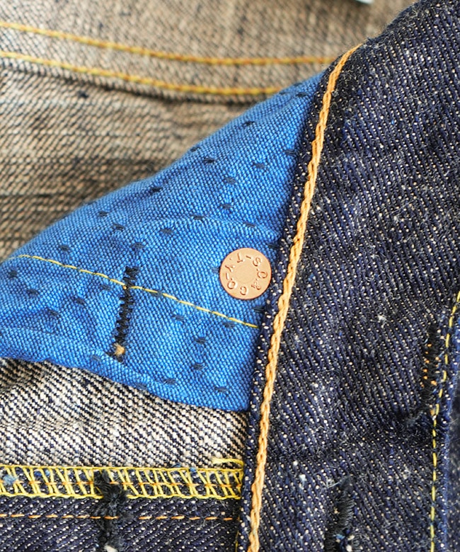 SUGAR CANE(シュガーケーン) 砂糖黍製 14oz. 琉球藍混左綾DENIM メンズ