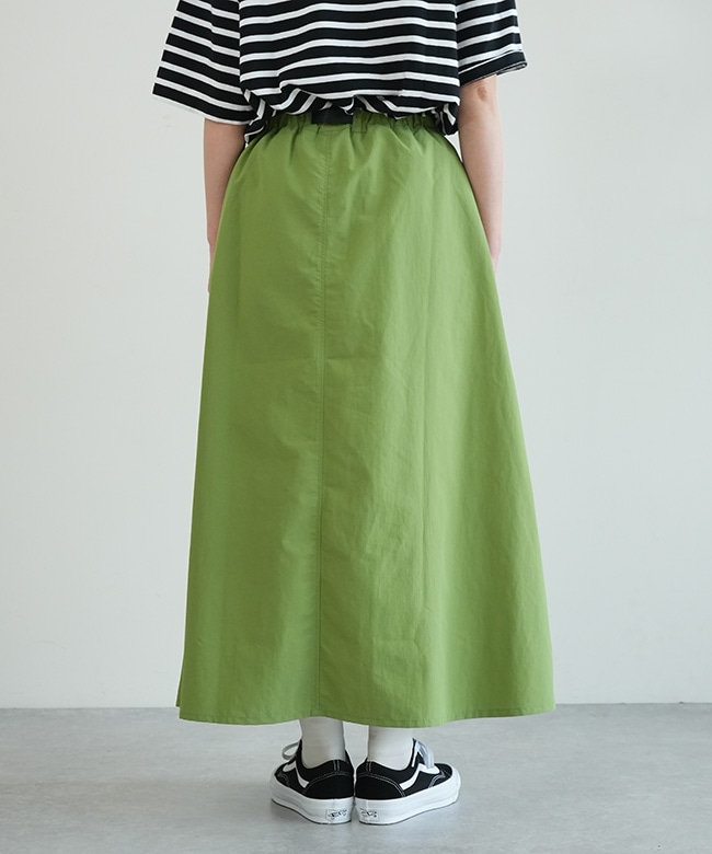 GRAMICCI(グラミチ) NYLON FLARE SKIRT ナイロンフレアスカート ロング