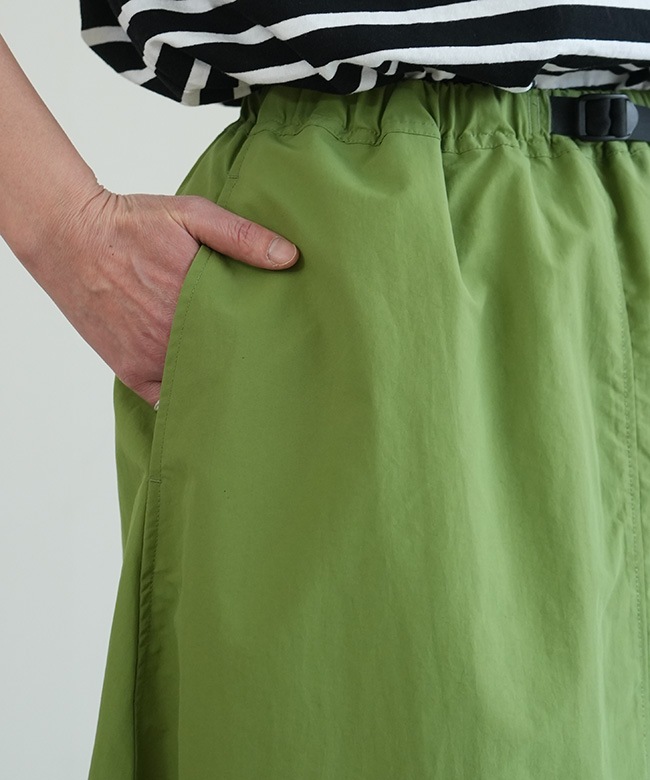 GRAMICCI(グラミチ) NYLON FLARE SKIRT ナイロンフレアスカート ロング