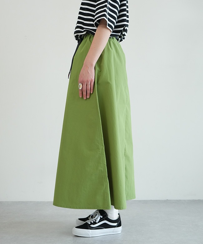 GRAMICCI(グラミチ) NYLON FLARE SKIRT ナイロンフレアスカート ロング