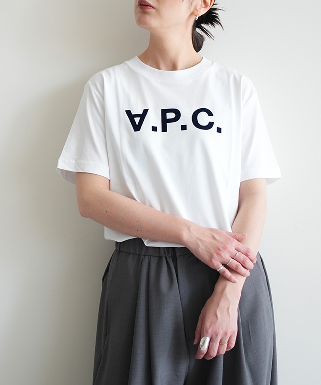 A.P.C.(アー・ペー・セー)T-SHIRT STANDARD GRAND VPC ホワイト T