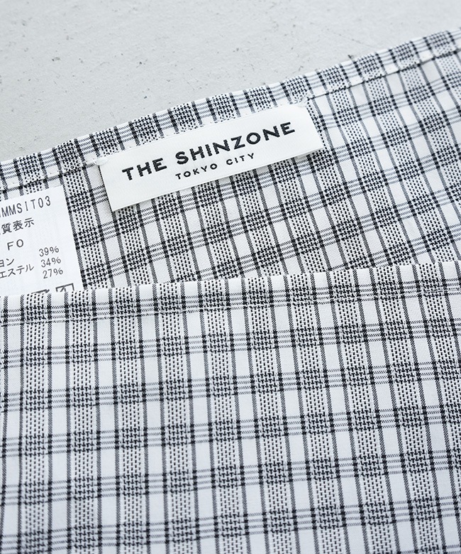 THE SHINZONE(ザ シンゾーン)DOBBY CHECKED BANDANA ドビーチェック