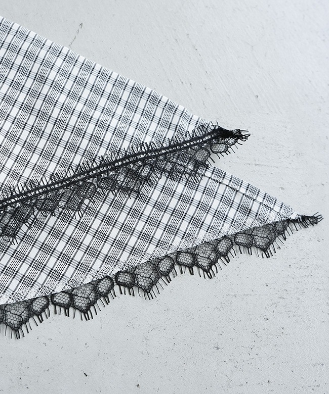 THE SHINZONE(ザ シンゾーン)DOBBY CHECKED BANDANA ドビーチェック