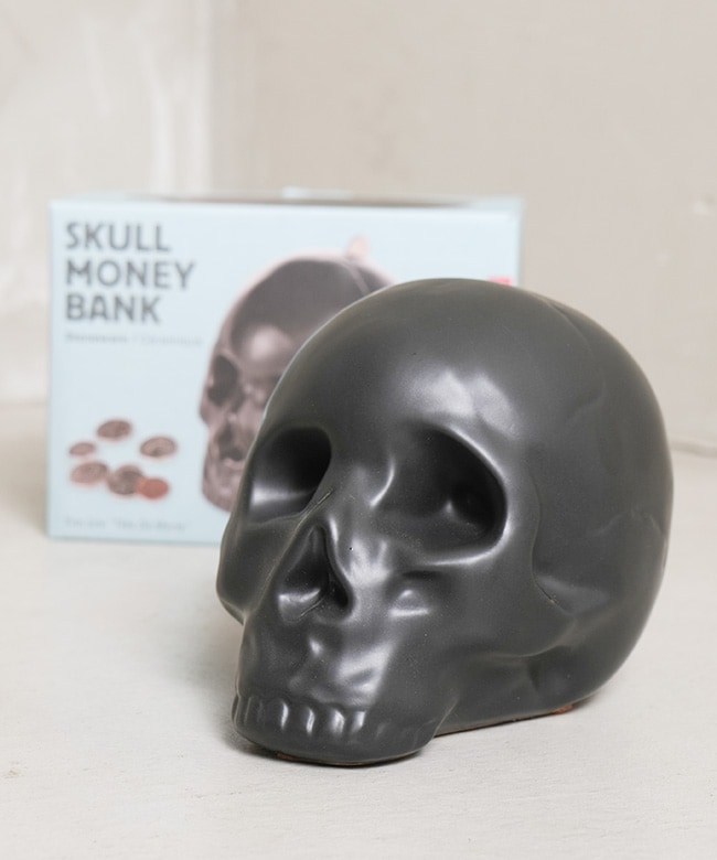 KIKKERLAND(キッカーランド) SKULL MONEY BANK スカル貯金箱 ガイコツ