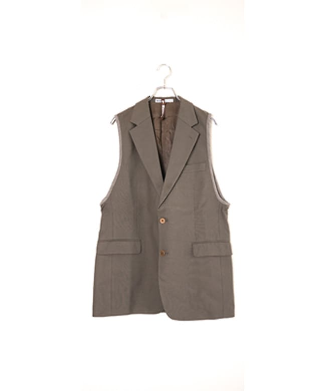 sunny side up(サニーサイドアップ)RE TAILORED VEST リメイク