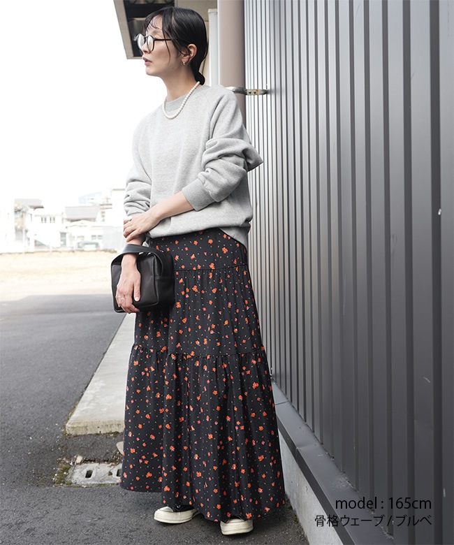 THE SHINZONE(ザ シンゾーン)TINY BLOSSOM PRINTED SKIRT タイニー