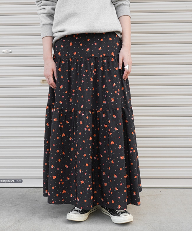 THE SHINZONE(ザ シンゾーン)TINY BLOSSOM PRINTED SKIRT タイニー