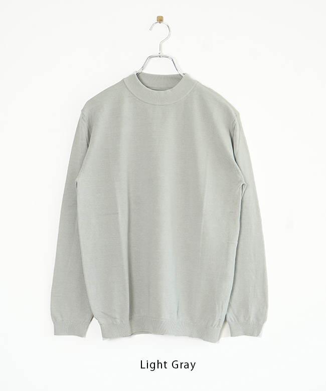 MOONCASTLE(ムーンキャッスル)ICE COTTON LONG MOCK NECK(アイス
