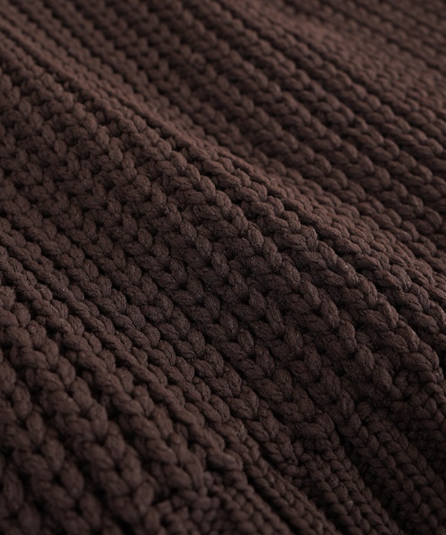 SALE 50%OFF】[441130]mao made(マオメイド) JAPAN KNIT BIG CABLE