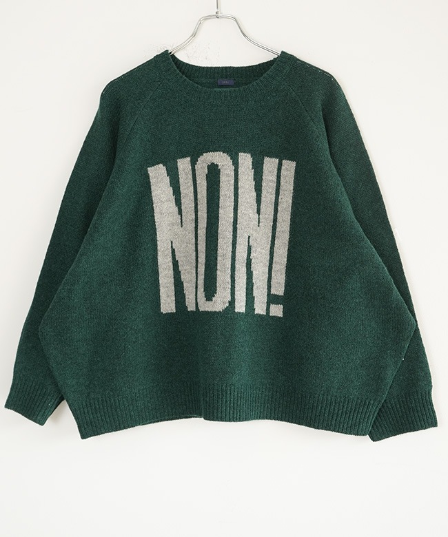 250468]ICHI(イチ) シェットランドウールワイドプルオーバー