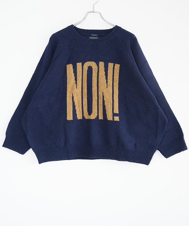 250468]ICHI(イチ) シェットランドウールワイドプルオーバー