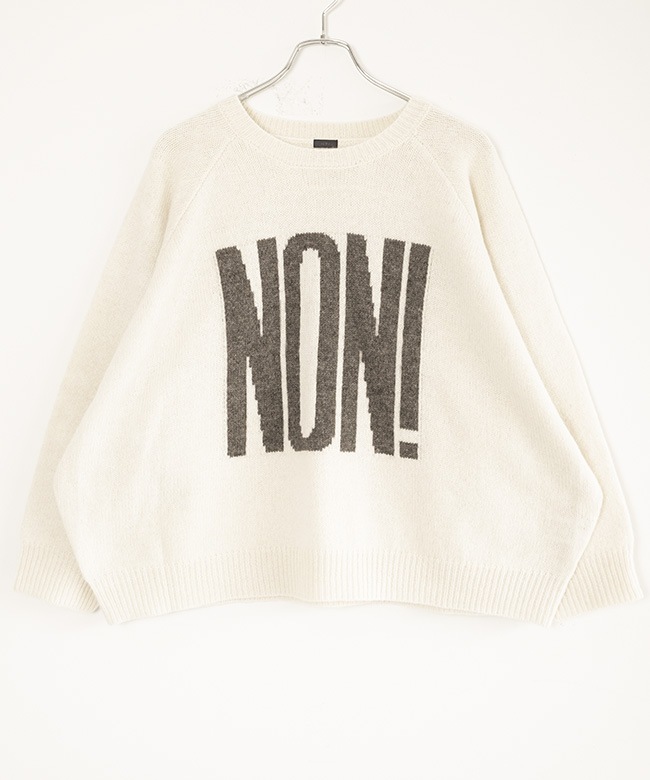 250468]ICHI(イチ) シェットランドウールワイドプルオーバー