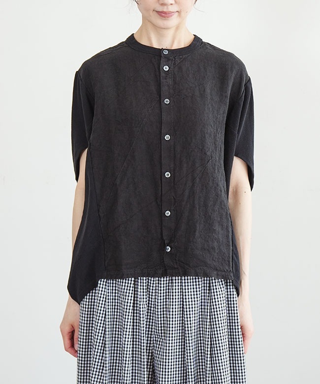 SALE 20%OFF】grin(グリン) ミニ畦ワッフルポンチョ折り紙カーディガン
