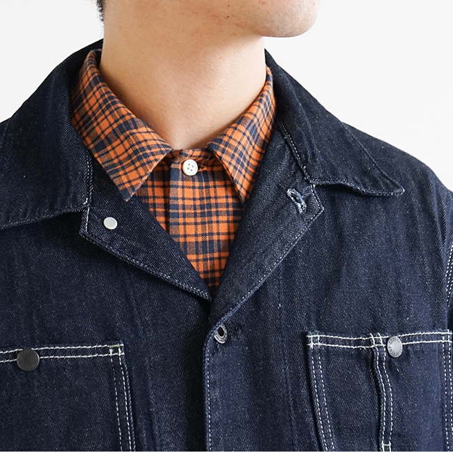 GHJ6161THO]GOHEMP(ゴーヘンプ) COVER ALL JACKET カバーオール