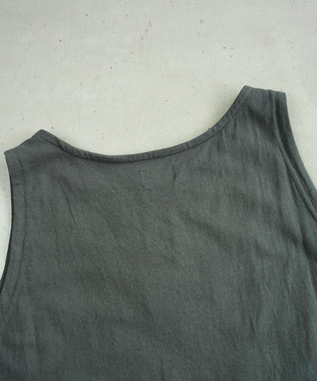 NATURAL LAUNDRY(ナチュラルランドリー) Dドットノースリーブトップス