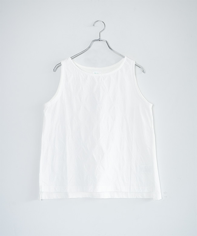 NATURAL LAUNDRY(ナチュラルランドリー) Dドットノースリーブトップス