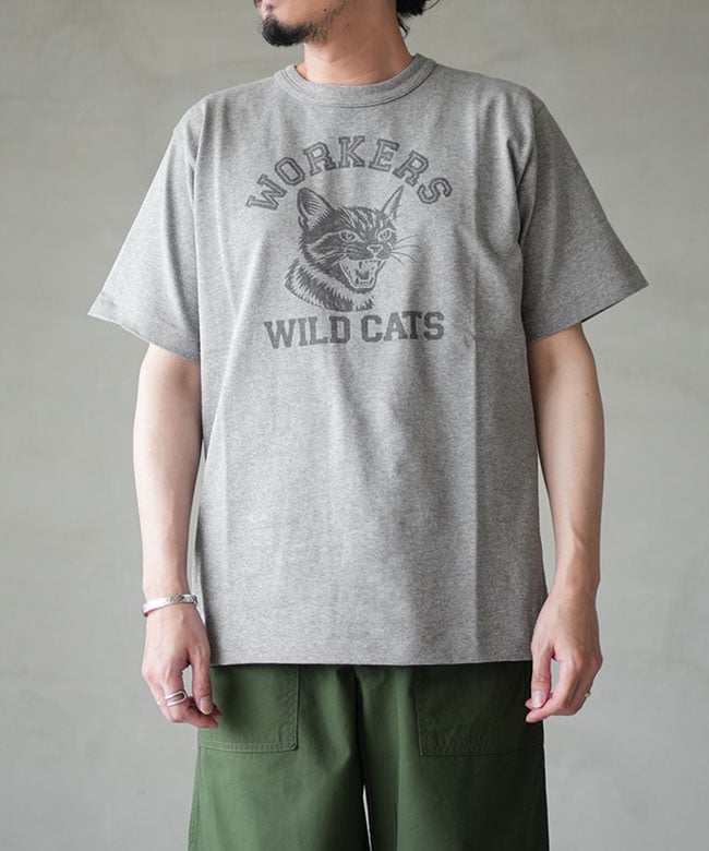 WORKERS(ワーカーズ) WILD CAT T ワイルドキャットT 半袖 Tシャツ