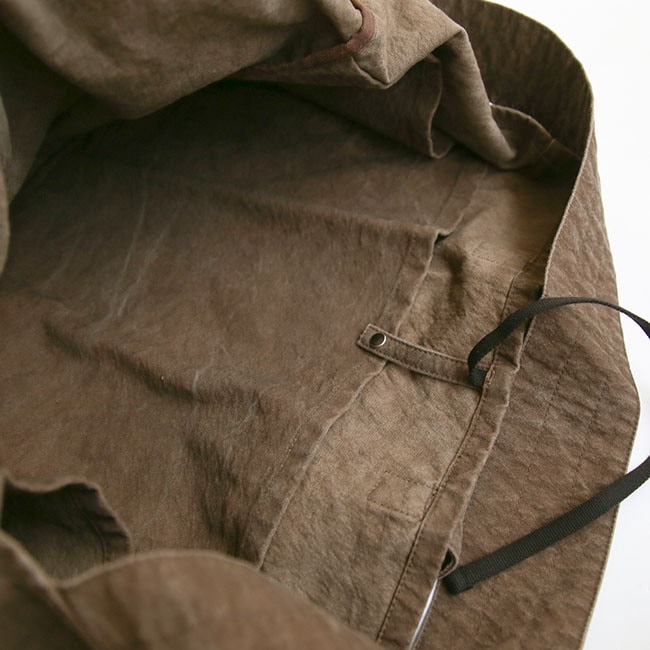 HB-BG4207]hobo(ホーボー) 2WAY TOTE BAG DUCK CANVAS KAKISIBU DYED 2