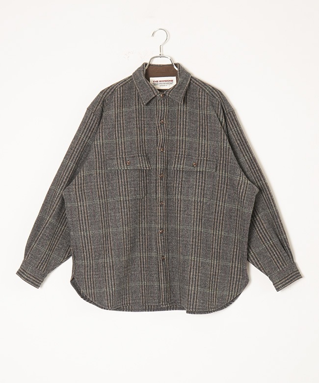 THE SHINZONE(ザ シンゾーン)BRITISH WOOL CHECKED SHIRT JACKET