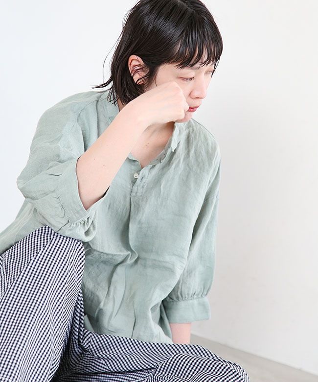 36-0243L] Brocante(ブロカント) フレンチリネンシャンブレー