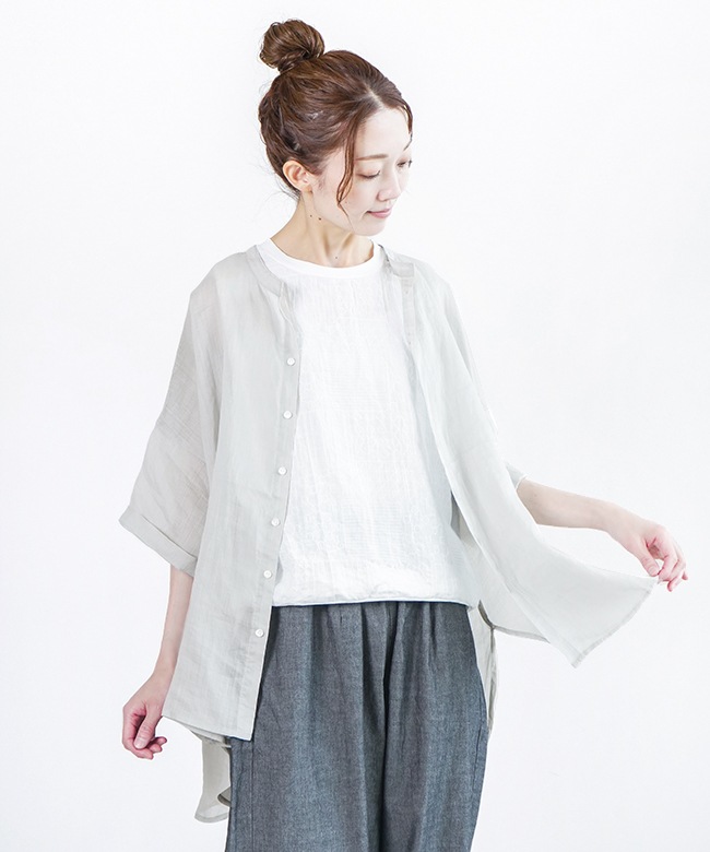 【完売品】solamonat poche(ソラモナポッシェ) リネン半袖 ラミー 21_000000022348.jpg?1750036697