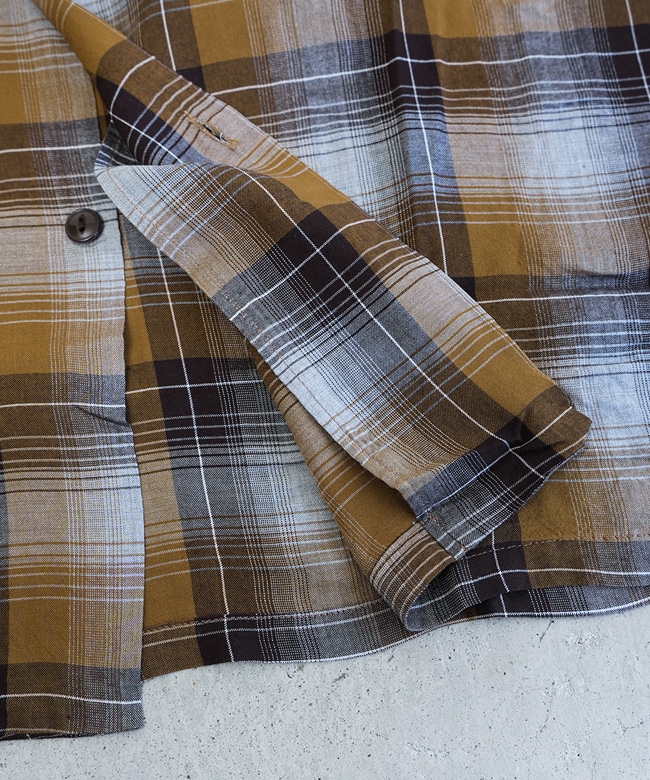 専用）goldゴールド　レーヨンチェックシャツ SALE 30%OFF】[GL29435]gold(ゴールド) RAYON CHECK L/S OPEN SHIRT