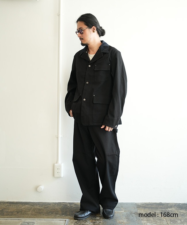 5125-63520]SCYE BASICS(サイベーシックス) Stretch Cotton Duck