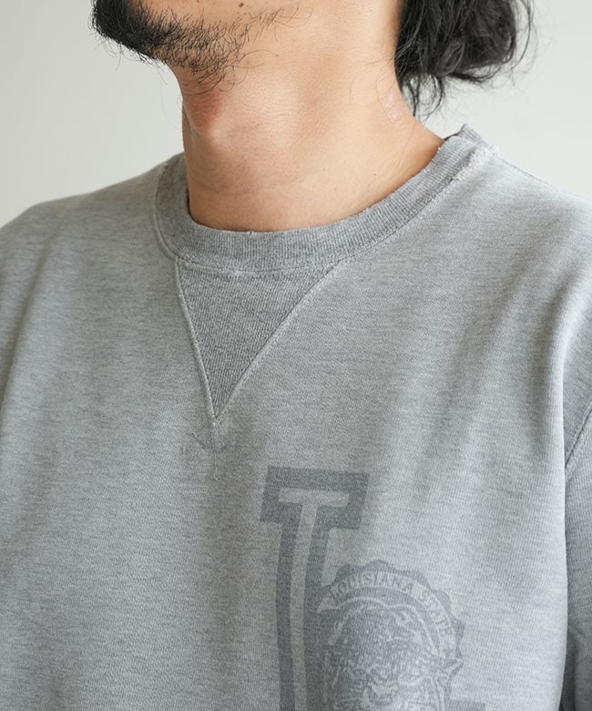 REMI RELIEF(レミレリーフ) SP加工裏毛クルー スウェット トレーナー