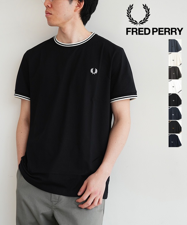 FRED PERRY(フレッドペリー) LS TWIN TIPPED SHIRT FRED PERRY(フレッドペリー) LS TWIN TIPPED SHIRT ポロシャツ [M3636
