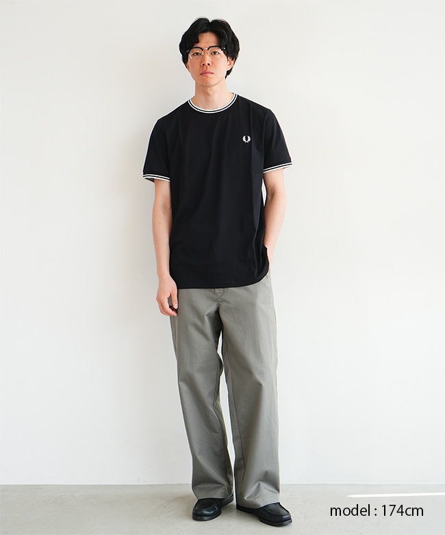 FRED PERRY(フレッドペリー) TWIN TIPPED-T-SHIRT ツイン ティップド T