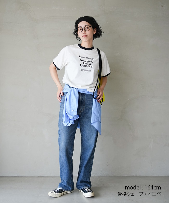 THE SHINZONE(ザ シンゾーン) FRESH MARKET RINGER TEE フレッシュ