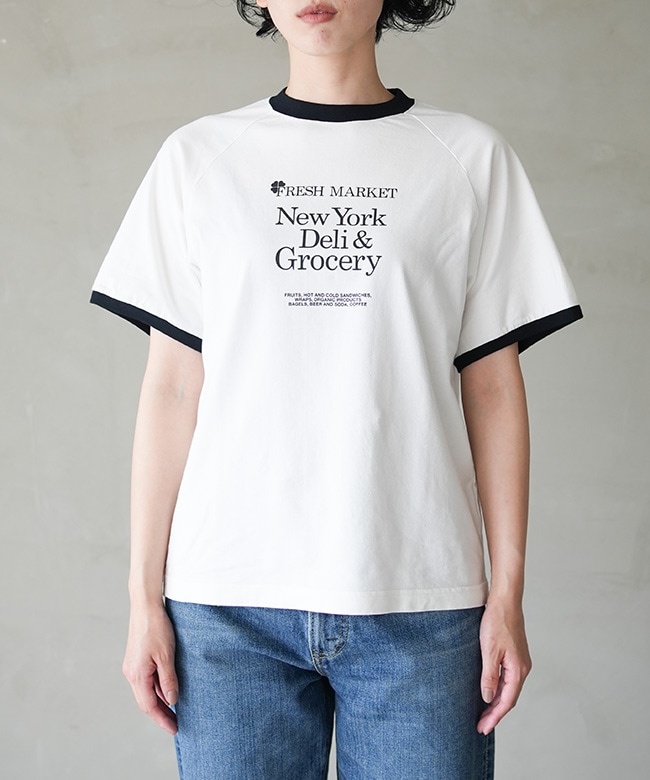 Shinzone / シンゾーン | RINGER LOGO TEE カットソー | F | WHITE | レディース Shinzone - Shinzone / シンゾーン | RINGER LOGO TEE カットソー | F