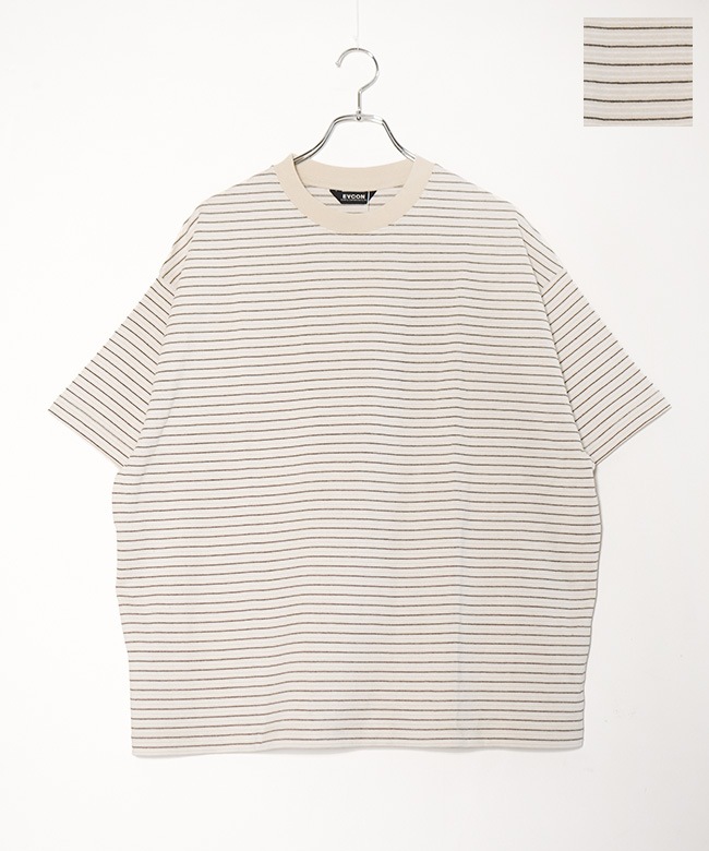 ee イー CREW NECK BORDER クルーネックボーダートップス ee イー CREW